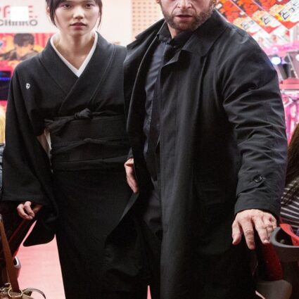 Hugh Jackman Wolverine Black Wool Coat
