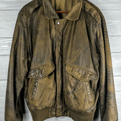 Hunt Club Bomber Leather Jacket