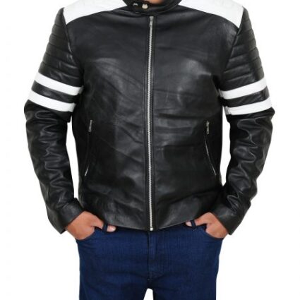 Ian Nerve Dave Franco Biker Leather Jacket