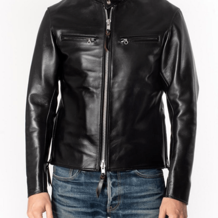 Iron Heart Black Leather Jacket