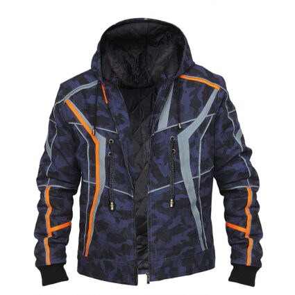 Tony Stark Avengers Iron Man with Hoodie War Style Hi-Quality Cotton Jacket