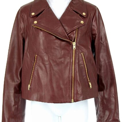 J Crew Leather Motorcycle Jacket