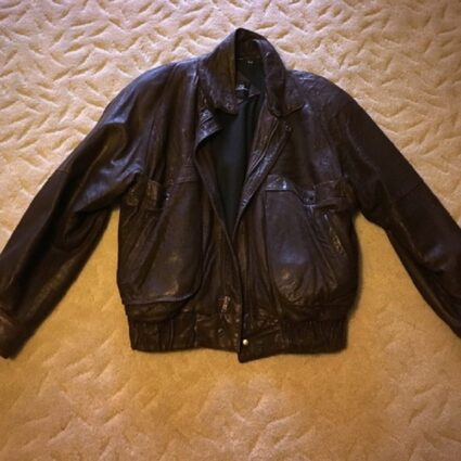 Mens J Walden Brown Leather Jacket