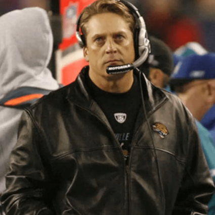 Mens Jack Del Rio American Football Black Leather Jacket
