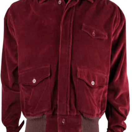 The Shining Jack Torrance Corduroy Red Velvet Jacket
