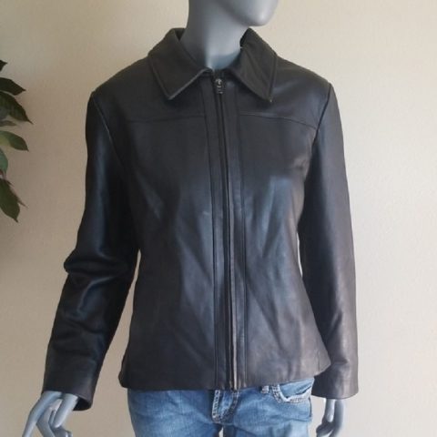 Mens Fashion Jaclyn Smith Leather Jacket