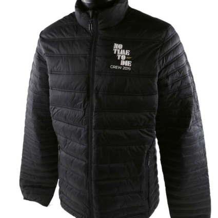 Mens No Time To Die James Bond (2020) Crew Puffer Jacket