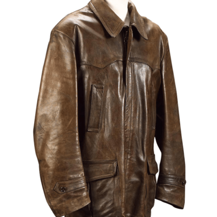 Pierce Brosnan Tomorrow James Bond Never Dies Brown Leather Jacket