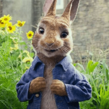 The Runaway James Corden Peter Rabbit Blue Denim Jacket