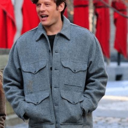 James Norton Things Heard & Seen George Clare Wool-blend Jacket