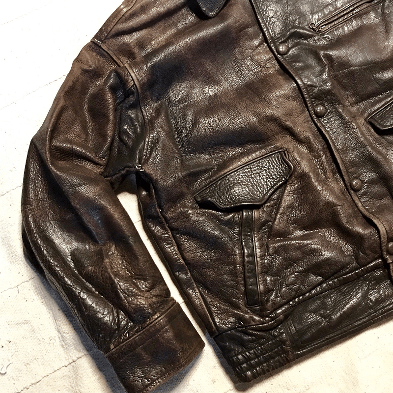 Mens Japanese Style Leather Bomber Jacket - A2 Jackets