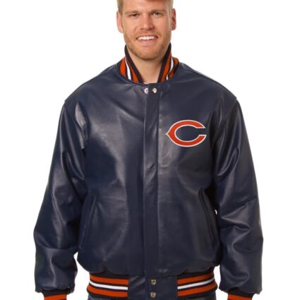 Custom Made Jay Cutler Chicago Bears Leather GBvsCHI Jacket