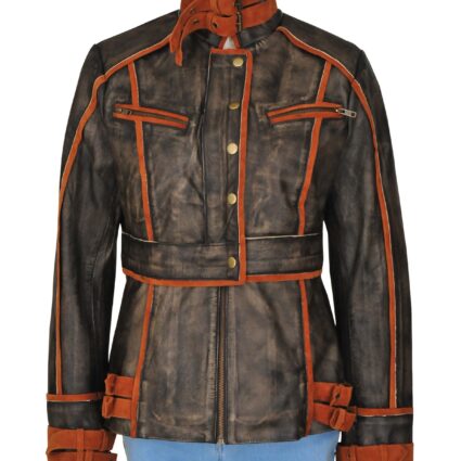 Jessica Biel Singer Total Recall Jacket