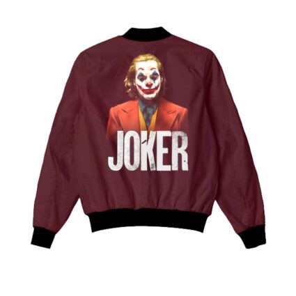 Joaquin Phoenix Joker Inspired Varsity Bomber Jacket