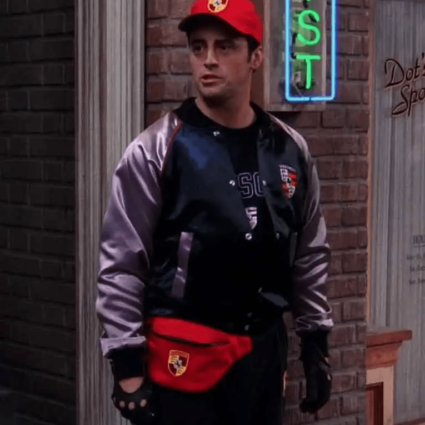 Joey Tribbiani Friends S06 Matt LeBlanc Bomber Satin Jacket