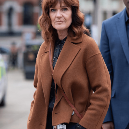 Siobhan Finneran The Stranger Johanna Griffin Brown Jacket