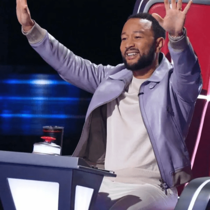 Mens John Legends Purple Bomber Leather Jacket