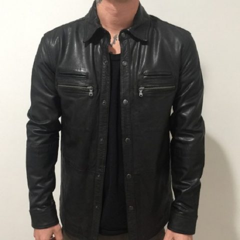 John Varvatos Leather Jacket