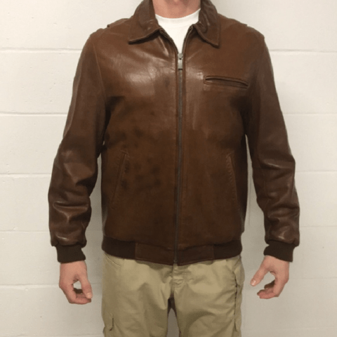 Mens Johnston & Murphy Leather Jacket