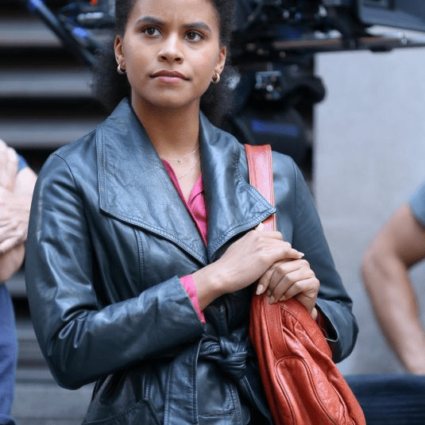 Joker Zazie Beetz Sophie Dumond Leather Jacket