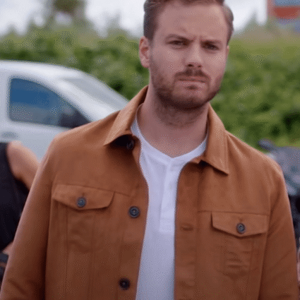 Chris Just Say Yes 2021 Jim Bakkum Brown Jacket