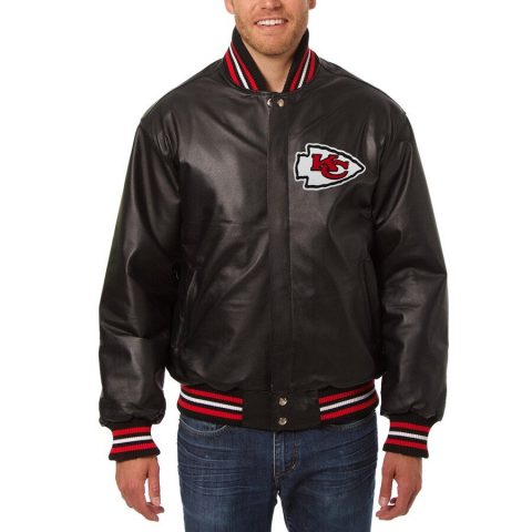 Kansas City Chiefs Jh Design Leather Jacket