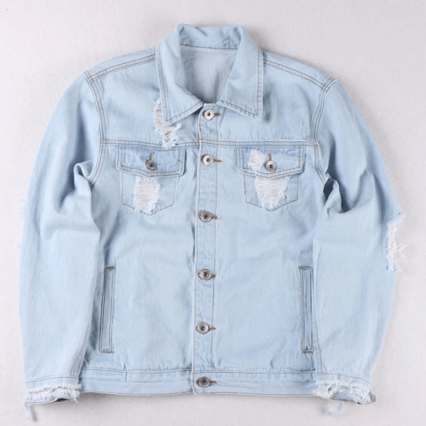 Mens Pablo Los Angeles Kanye West Denim Jacket