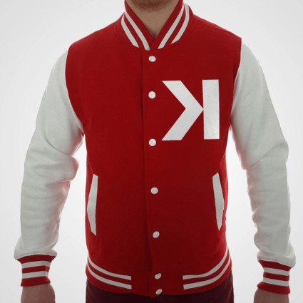 Kavinsky Mens Vintage 1980s Varsity Jacket