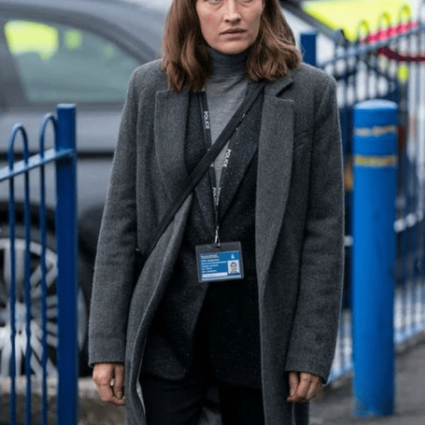 Jo Davidson TV Series The Line of Duty Season 6 Jo Long Grey Wool Coat