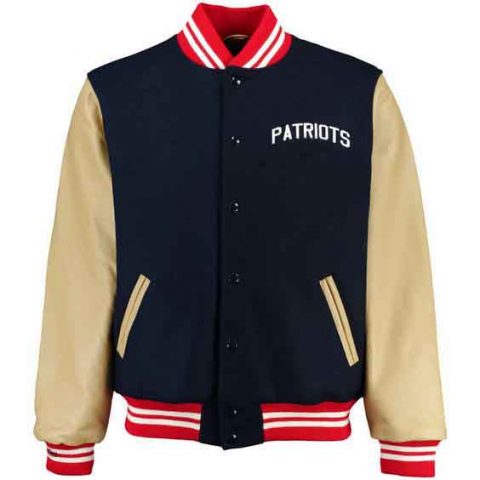 Patriots Mitchell & Ness Varsity Jacket