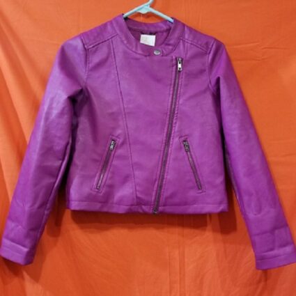New Kids Purple Leather Jacket