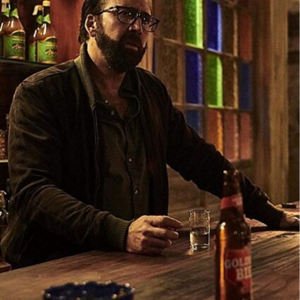 Kill Chain Nicolas Cage Bomber Suede Leather Jacket