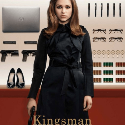 The Golden Circle Sophie Cookson Agent Roxy Kingsman Coat