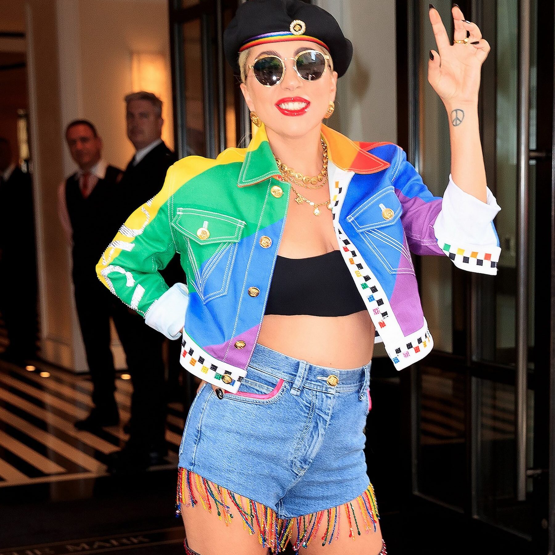 Rainbow Lady Gaga NYC Pride Jacket