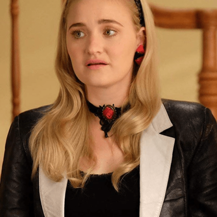 AJ Michalka TV Series Lainey Lewis Schooled Leather Jacket