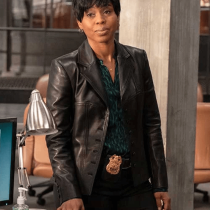 Danielle Moné Truitt Law & Order Organized Crime 2021 Ayanna Bell Leather Jacket