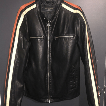 Mens Wilsons Biker Leather Jacket