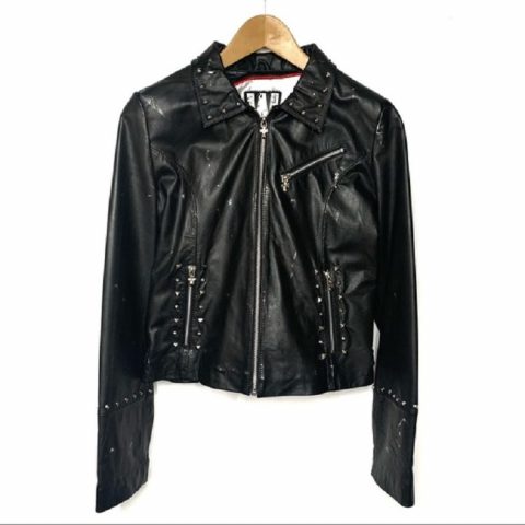 Womens Led Zeppelin Black Leather Jacket