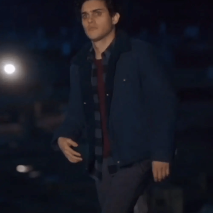 Aria Shahghasemi Legacies Season 03 Landon Kirby Blue Jacket