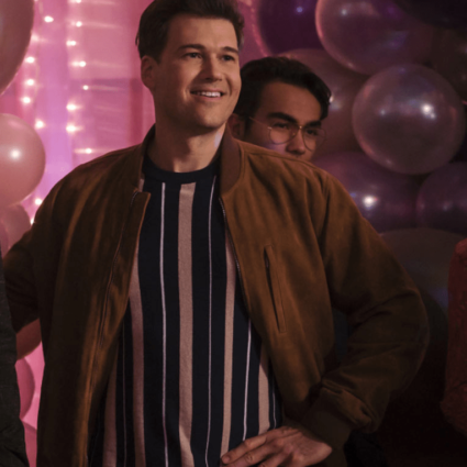 Legends Of Tomorrow S05 Nick Zano Brown Nate Heywood Suede Leather Jacket