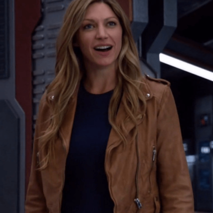 Jes Macallan Legends Of Tomorrow Season 4 Ava Sharpe Leather Jacket