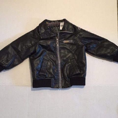 Guess Little Boys Fashion Leather Jacket