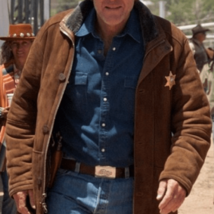 Mens Famous Robert Taylor Sheriff Walt Longmire Coat