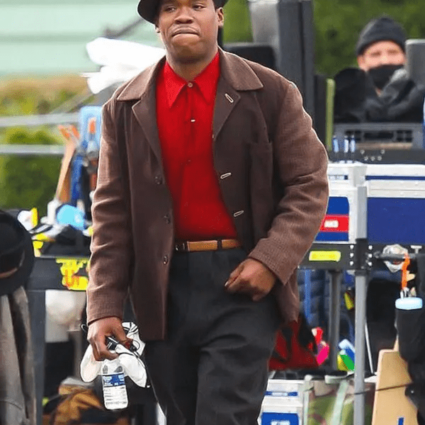 Lonnie No Sudden Move 2021 Javon Anderson Mid-length Wool Coat