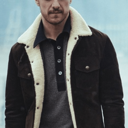 James Mcavoy His Dark Materials Lord Asriel Suede Jacket