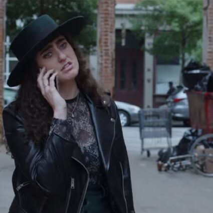 Womens Lovebirds Black Motorcycle Catherine Cohen Leather Jacket