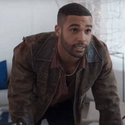 Lucien Laviscount Trust 2021 Ansgar Brown Leather Jacket