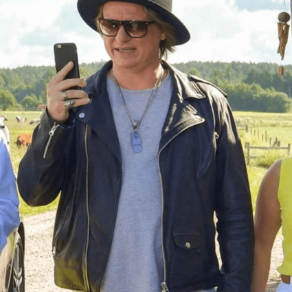 Tuomas Lilja Luokkakokous 3 Jaajo Linnonmaa Black Leather Jacket