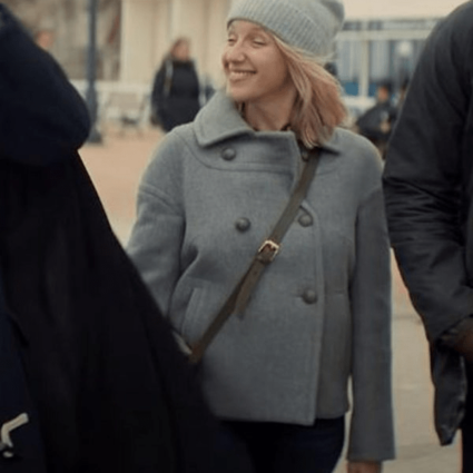 Lupin Clairetv Series Ludivine Sagnier Wool Coat