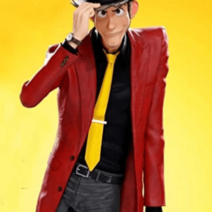 The First Arsene Lupin III Red Leather Blazer